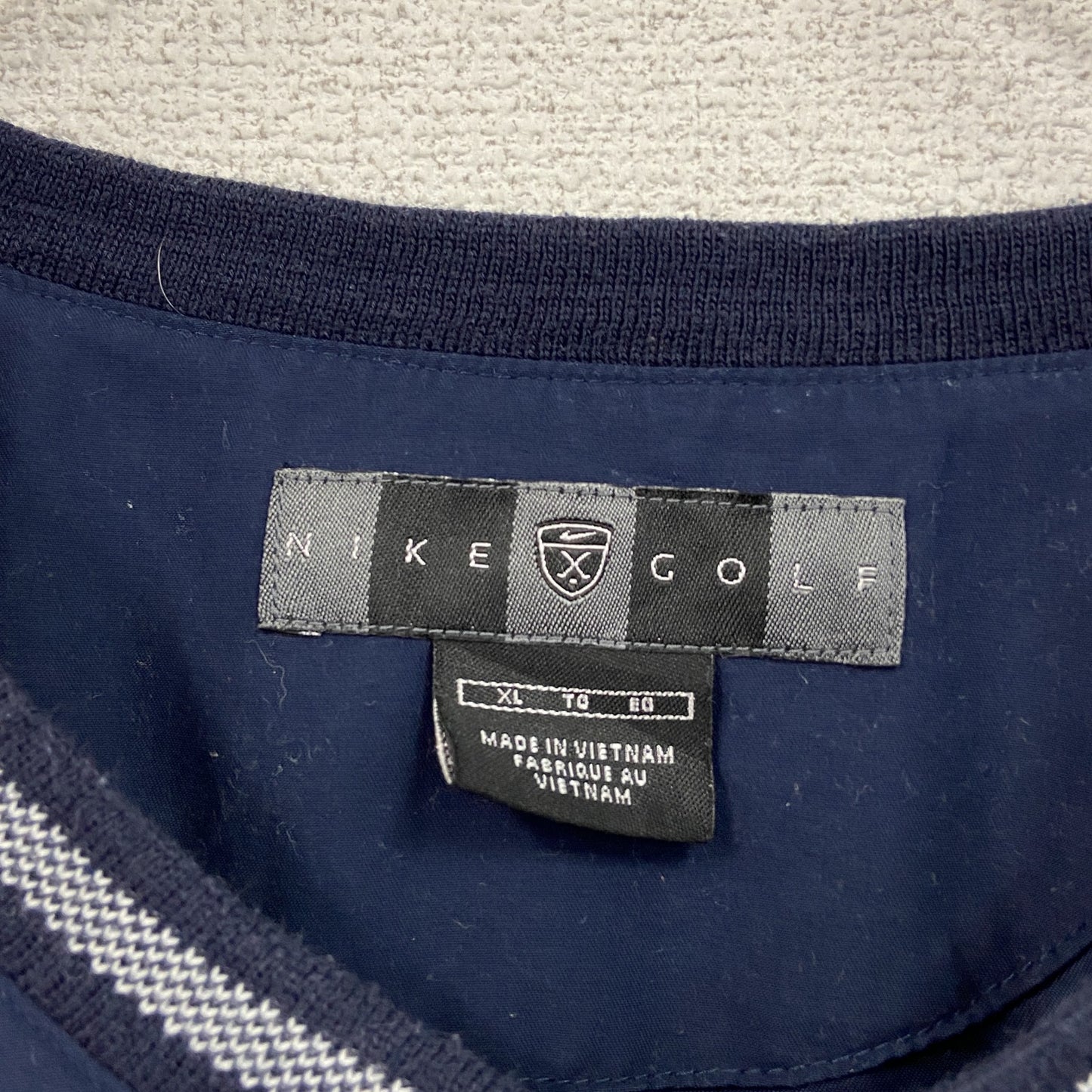 00s　NIKE GOLF　ナイキゴルフ　プルオーバージャケット　ヴィンテージ　紺　ネイビー　XLサイズ　