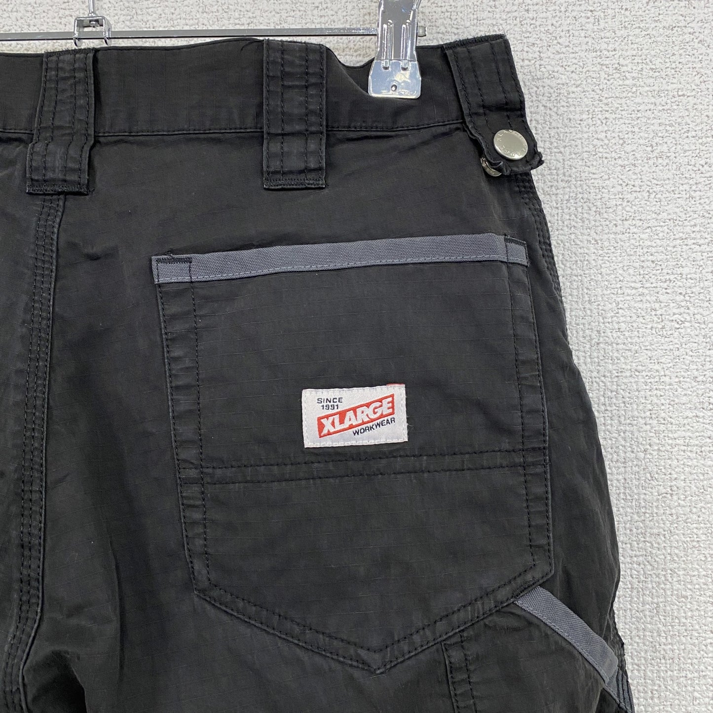 X-LARGE　エクストララージ　タクティカルワークパンツ　カーゴパンツ　黒　ブラック　32サイズ