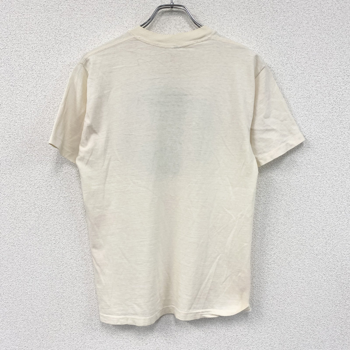 80s　BMW MOA　半袖プリントTシャツ　USA製　ヴィンテージ　シングルステッチ　ベージュ　Mサイズ 　古着