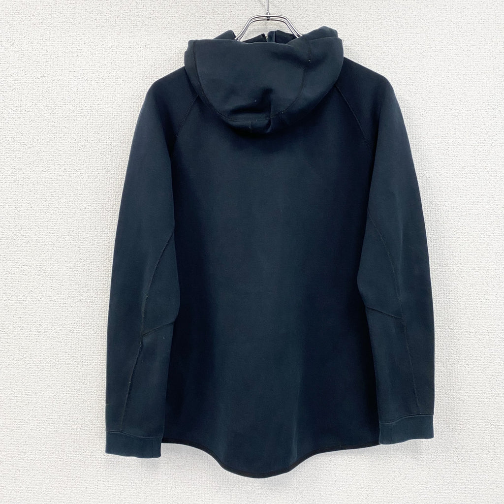 NIKE　ナイキ　フルジップパーカー/フーディー　ハイネック　スウッシュ　黒　ブラック　Lサイズ　古着