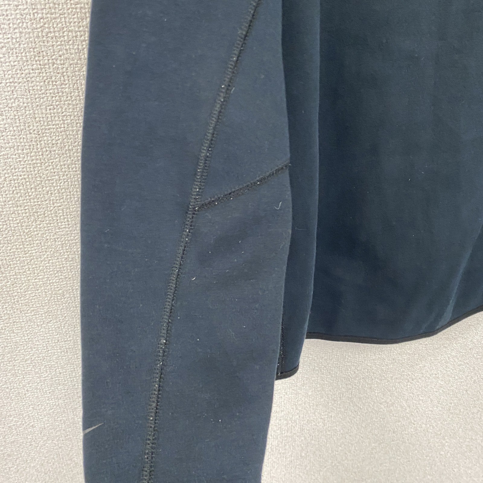 NIKE　ナイキ　フルジップパーカー/フーディー　ハイネック　スウッシュ　黒　ブラック　Lサイズ　古着