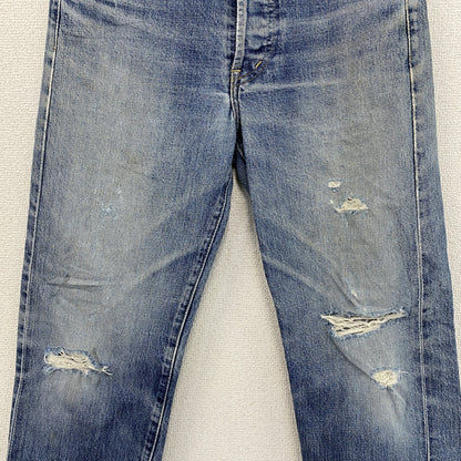 Levi’s　リーバイス　503B　ダメージデニムパンツ/ジーンズ　ボタンフライ　縦落ち　インディゴ　W30サイズ