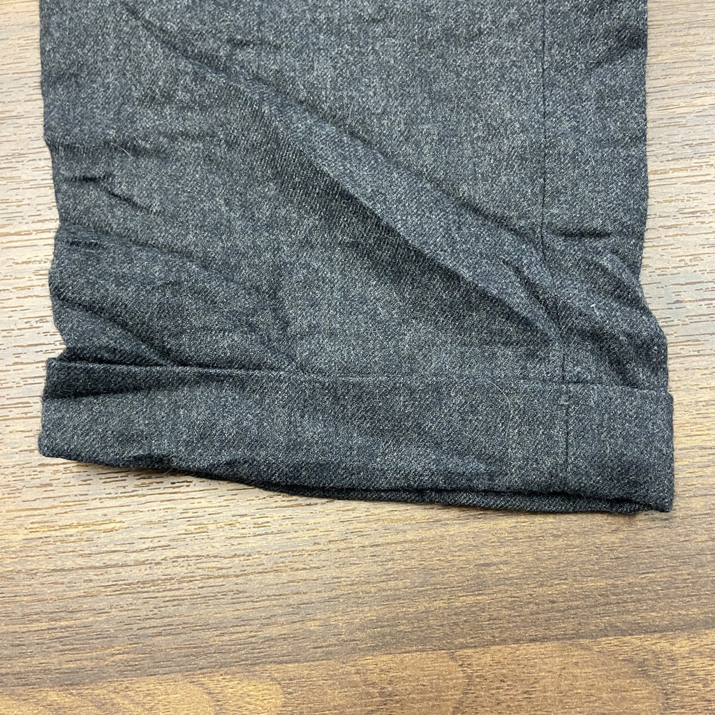 L.L.Bean　エルエルビーン　ウールパンツ　ジップフライ　ダークグレー　6サイズ　古着