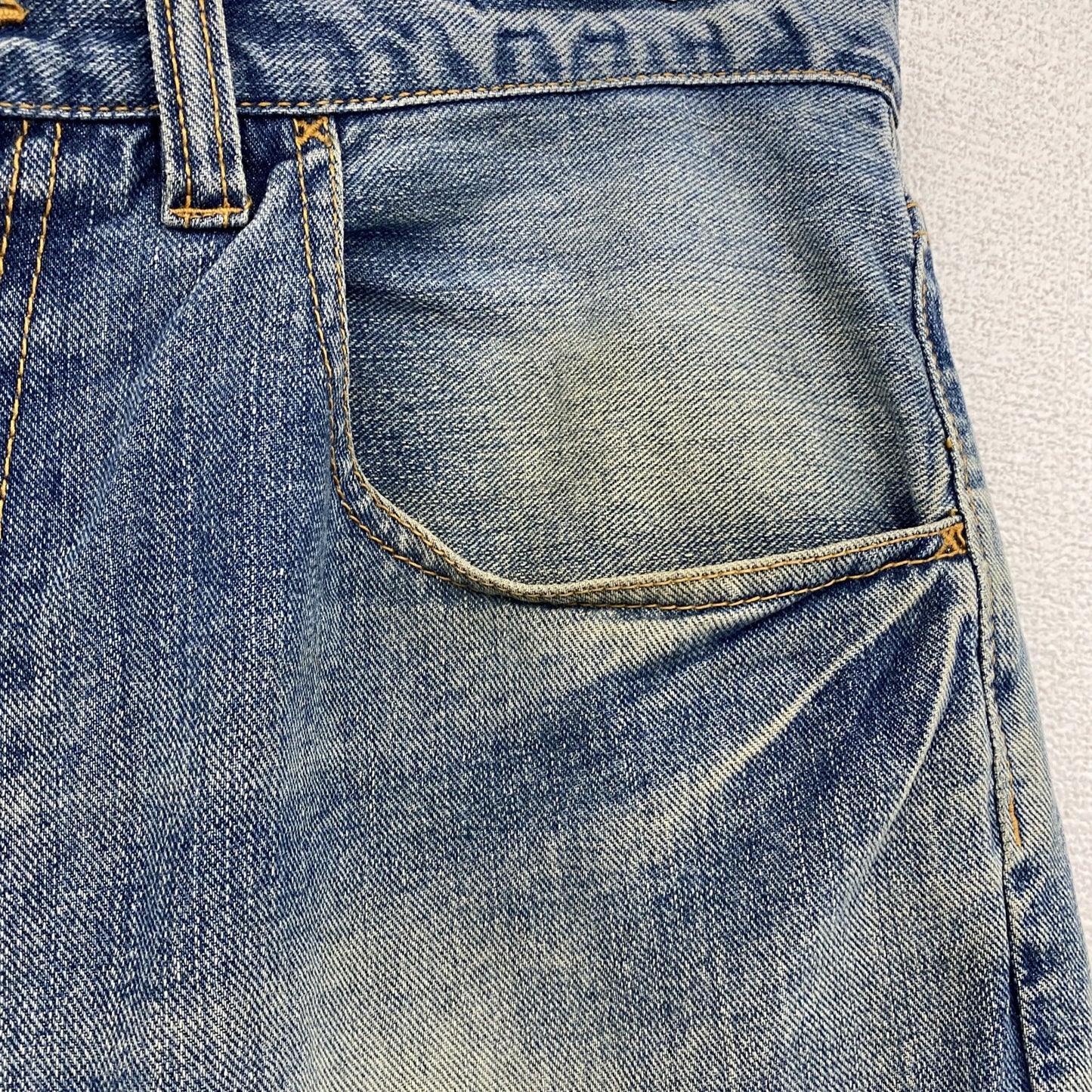 Dickies　ディッキーズ　デニムハーフパンツ/ショートパンツ　縦落ち　インディゴ　XLサイズ