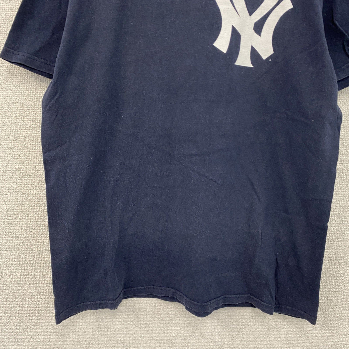 00s　new york yankees　ニューヨークヤンキース　松井秀喜　MLB　半袖プリントTシャツ　紺　ネイビー　古着