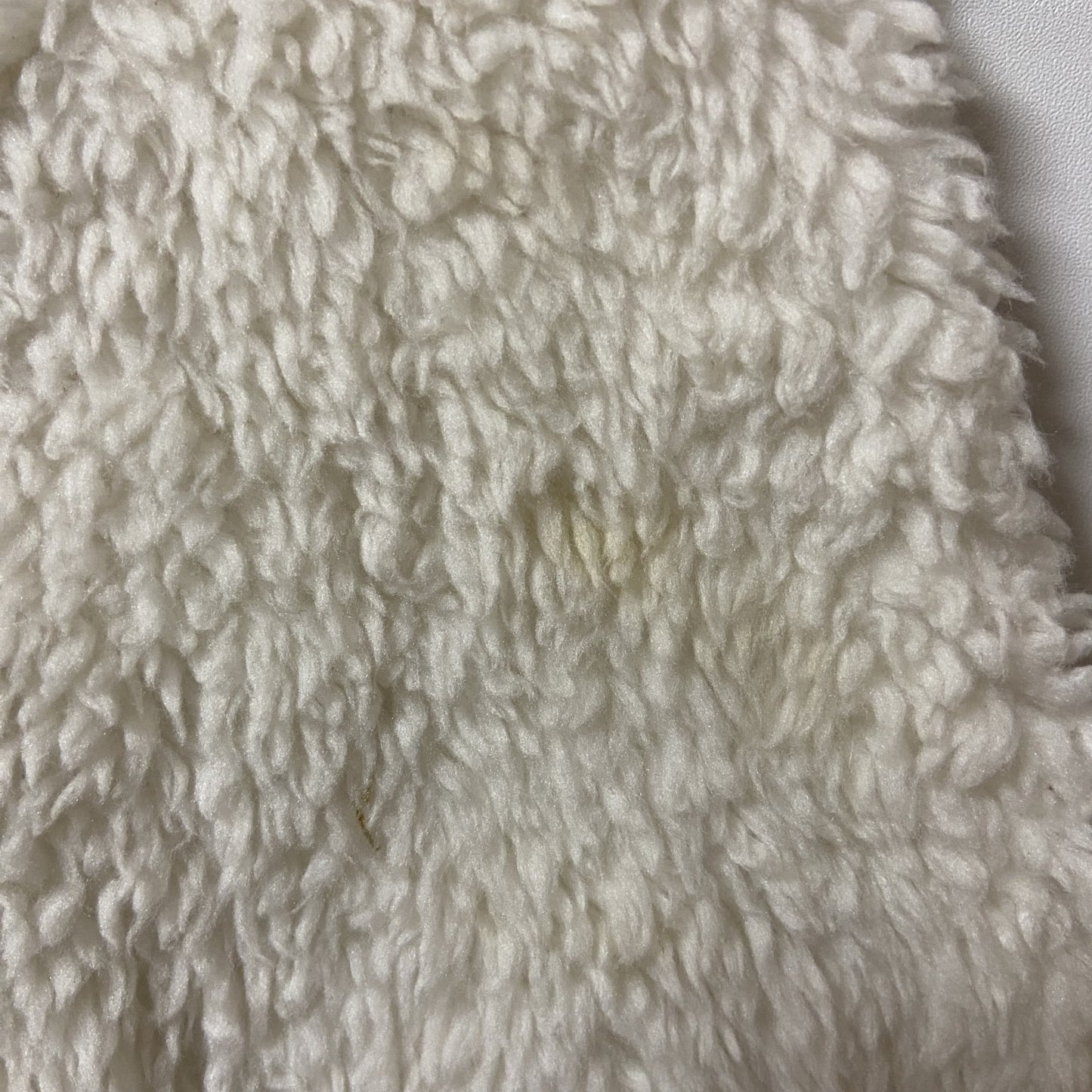 古着 used　TOMMY HILFIGER トミーヒルフィガー　長袖ボアフリースプルオーバー　ロゴ刺繍　白　Lサイズ