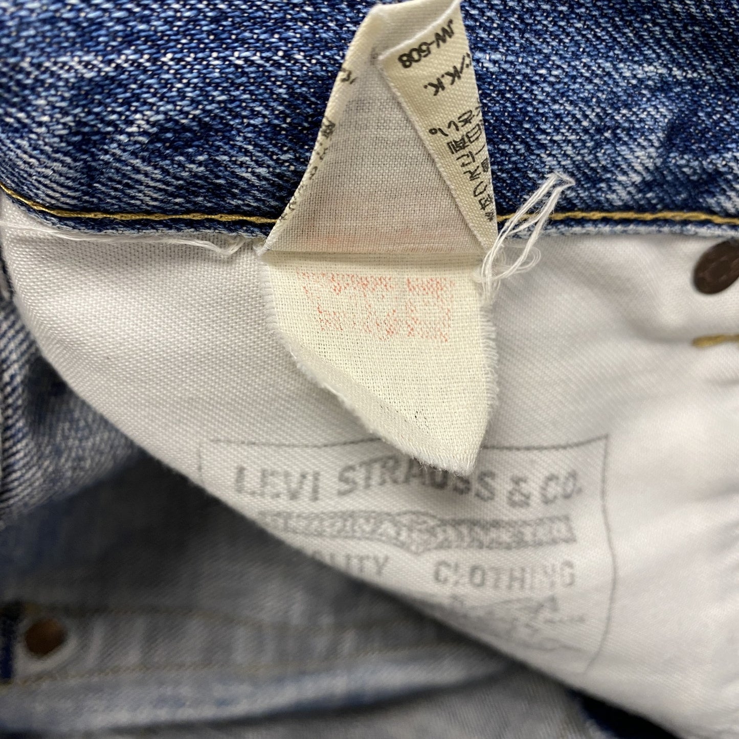 Levi’s　リーバイス　503B　ダメージデニムパンツ/ジーンズ　ボタンフライ　縦落ち　インディゴ　W30サイズ