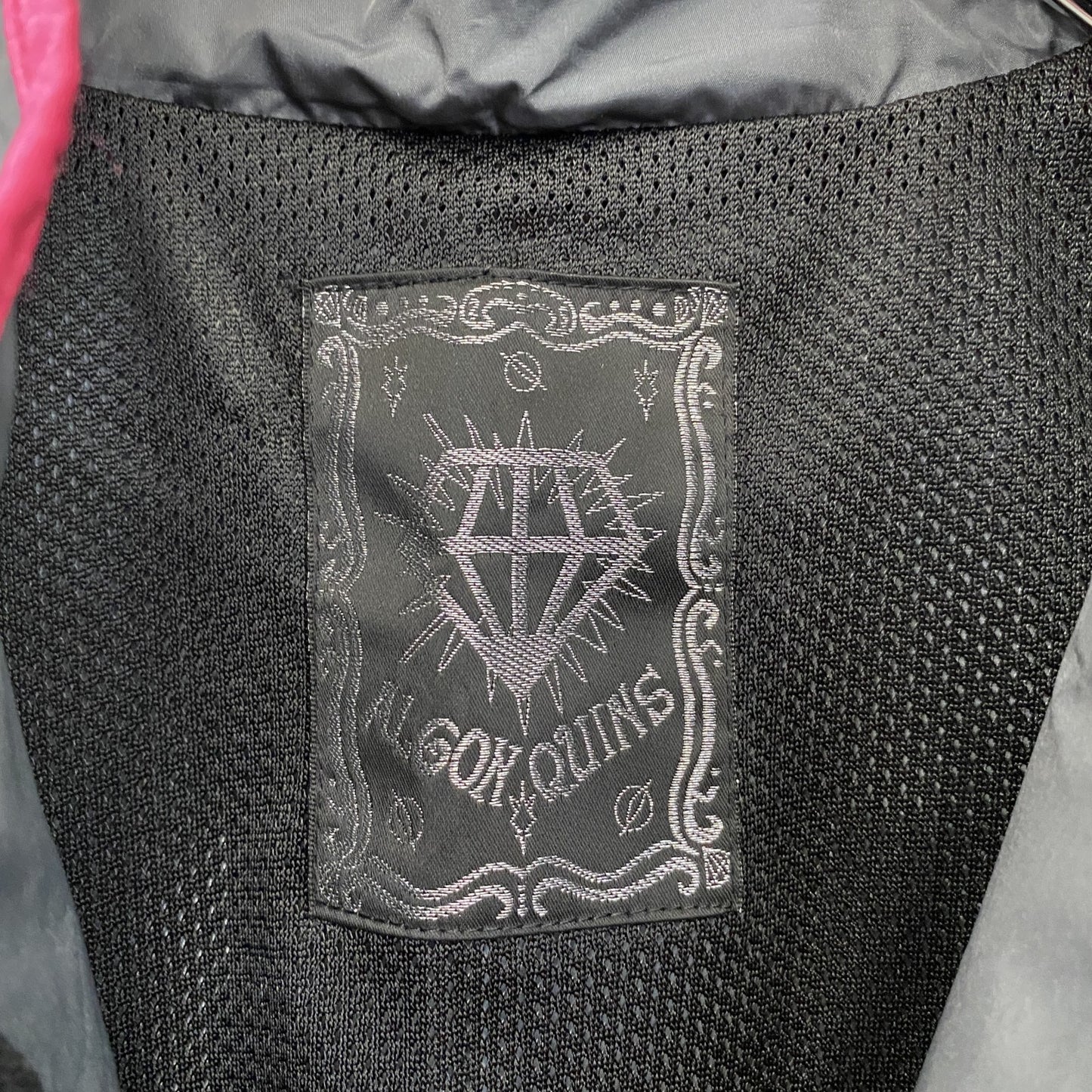 ALGON QUINS　アルゴンキン　フルジップジャケット　灰色　グレー　ピンク