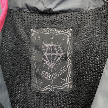 ALGON QUINS　アルゴンキン　フルジップジャケット　灰色　グレー　ピンク