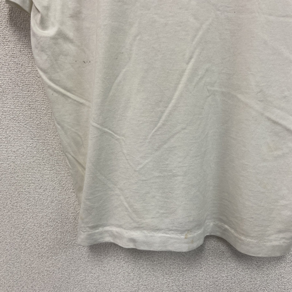 FRUIT OF THE LOOM　フルーツオブザルーム　半袖プリントTシャツ　シングルステッチ　白　ホワイト　XLサイズ カットソー メンズ コットン 古着