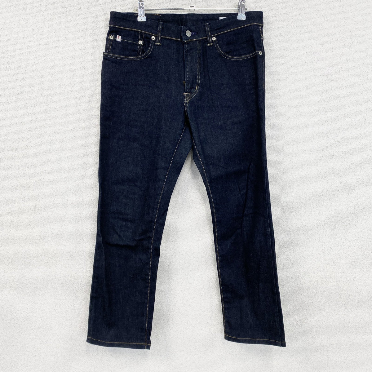 EDWIN　エドウィン　デニムパンツ/ジーンズ　ジップフライ　インディゴ　W31サイズ メンズ コットン ポリウレタン 古着