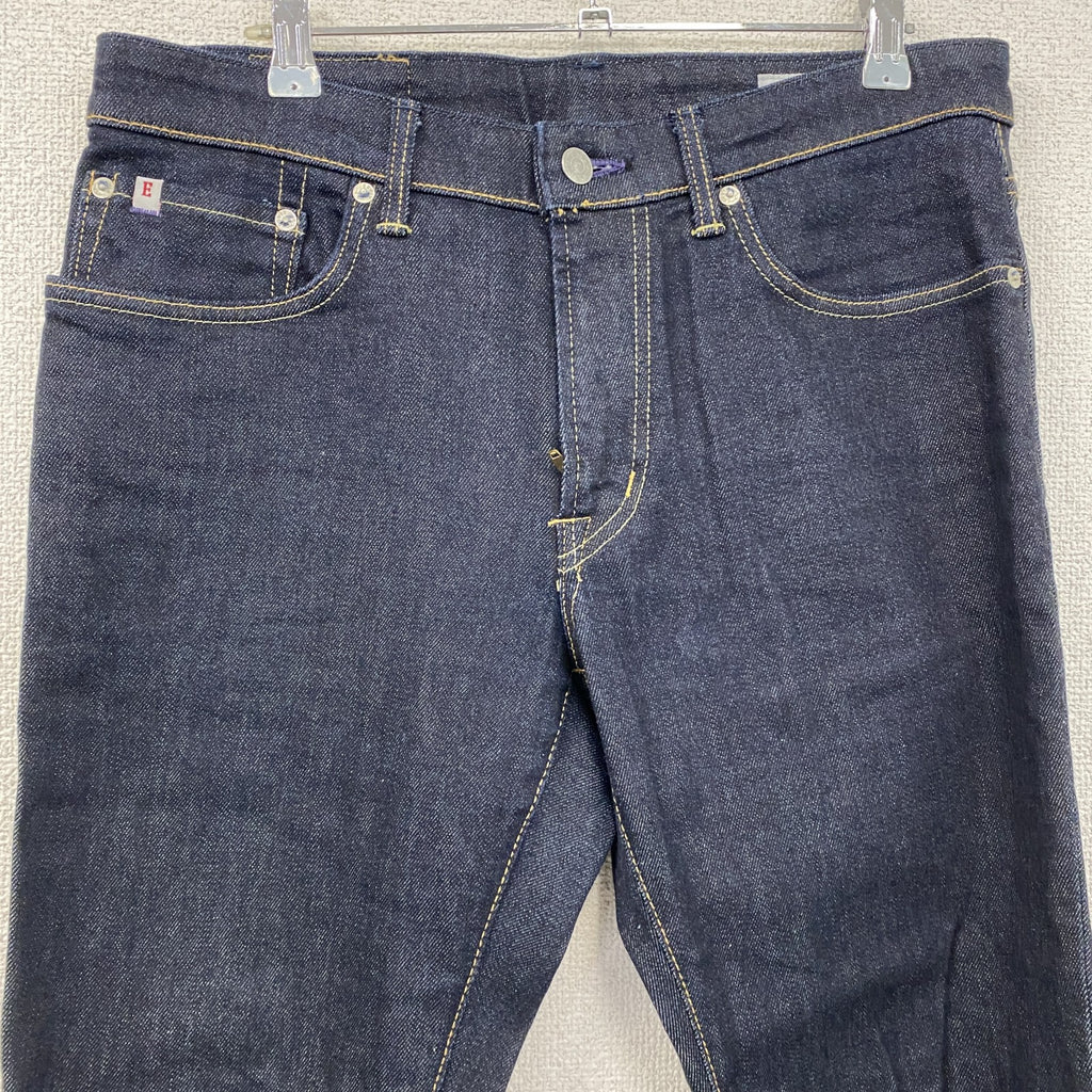EDWIN　エドウィン　デニムパンツ/ジーンズ　ジップフライ　インディゴ　W31サイズ メンズ コットン ポリウレタン 古着