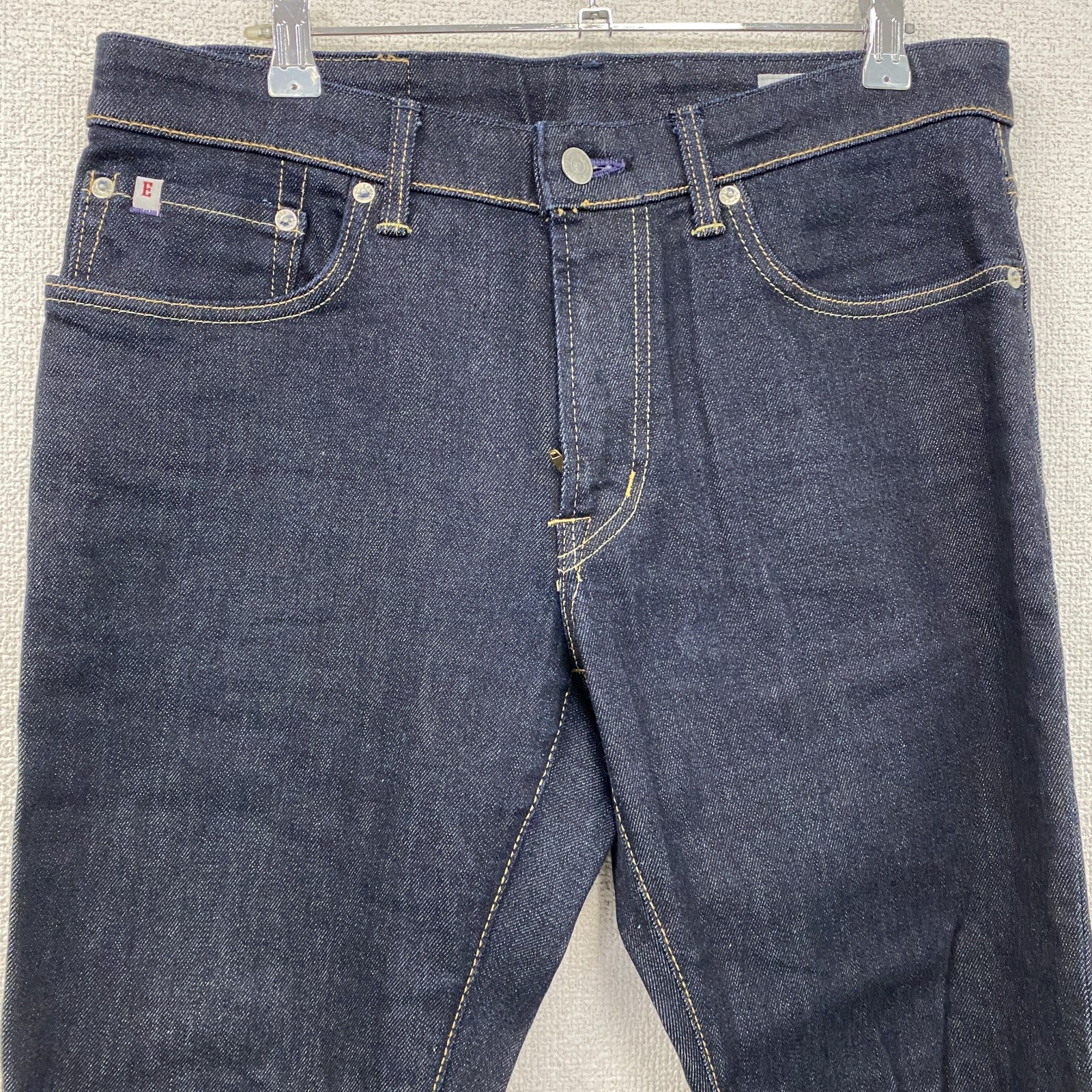 EDWIN　エドウィン　デニムパンツ/ジーンズ　ジップフライ　インディゴ　W31サイズ メンズ コットン ポリウレタン 古着