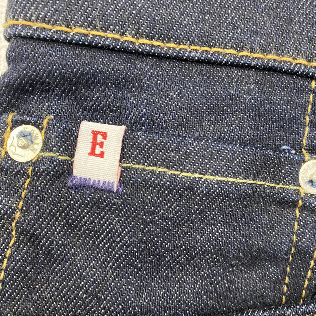 EDWIN　エドウィン　デニムパンツ/ジーンズ　ジップフライ　インディゴ　W31サイズ メンズ コットン ポリウレタン 古着