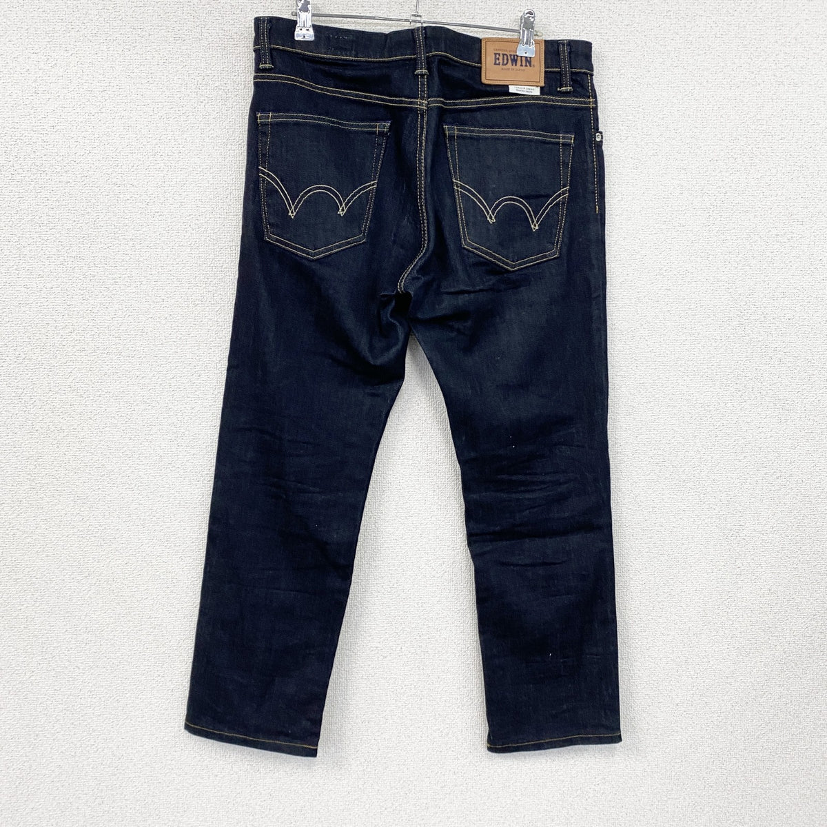 EDWIN　エドウィン　デニムパンツ/ジーンズ　ジップフライ　インディゴ　W31サイズ メンズ コットン ポリウレタン 古着