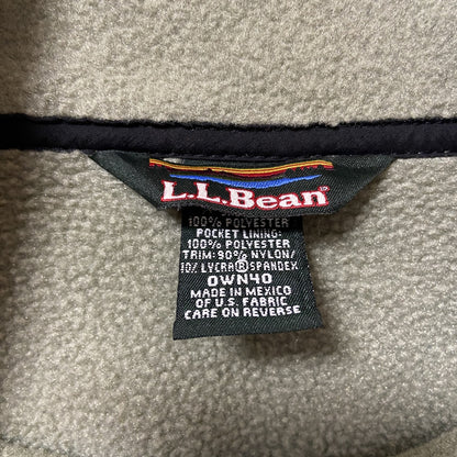 古着 used　L.L.Bean　エルエルビーン　長袖フリースジャケット　プルオーバー　ハーフボタン　ビッグシルエット　XLサイズ