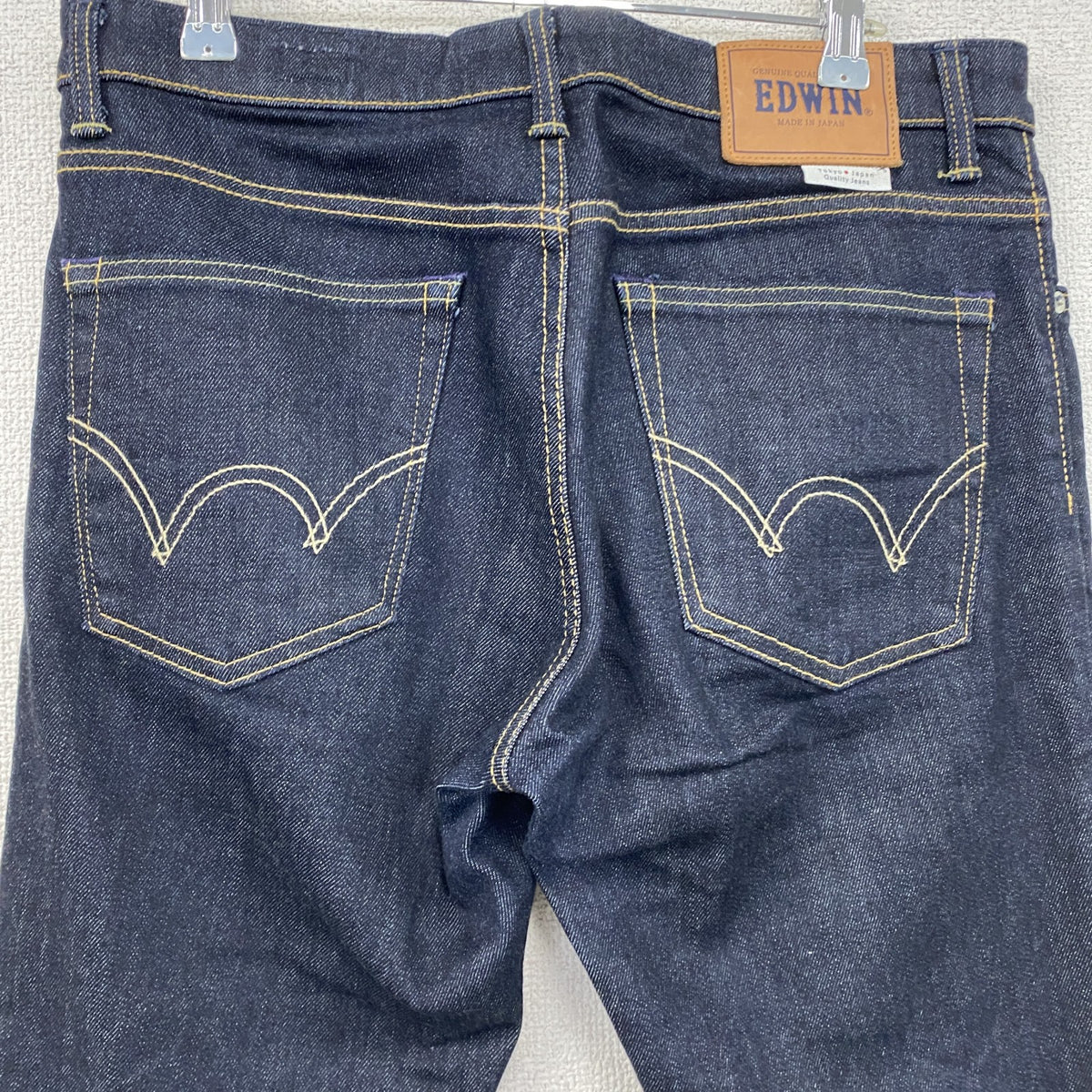 EDWIN　エドウィン　デニムパンツ/ジーンズ　ジップフライ　インディゴ　W31サイズ メンズ コットン ポリウレタン 古着