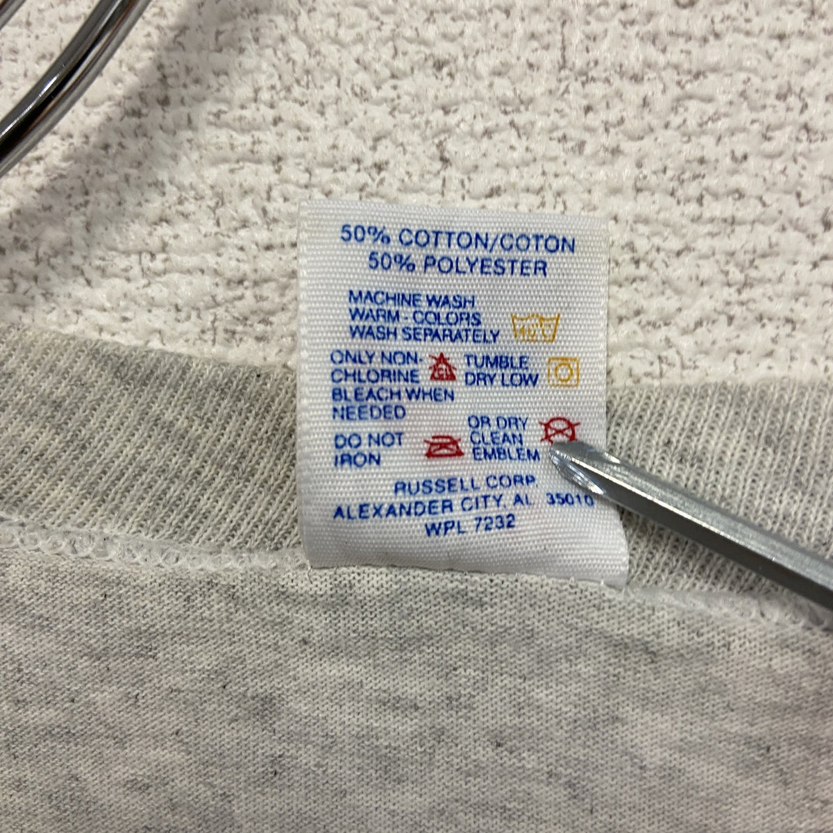 JERZEES　ジャージーズ　半袖プリントTシャツ　シングルステッチ　グレー　XLサイズ　古着