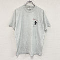 FRUIT OF THE LOOM　フルーツオブザルーム　半袖プリントTシャツ　シングルステッチ　アニマル　グレー　Lサイズ カットソー メンズ コットン 古着