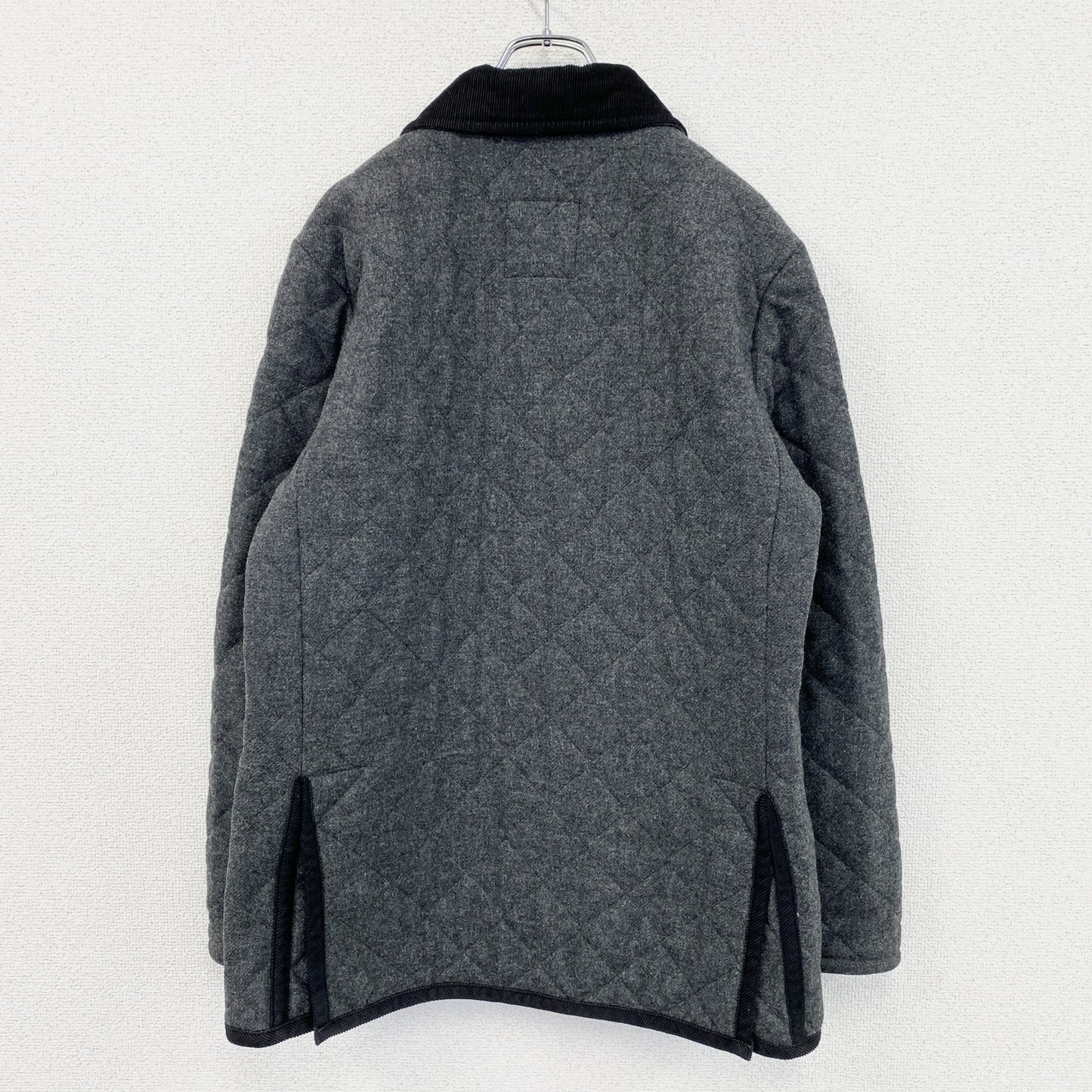 LAVENHAM　ラベンハム　WOOL DENHAM　キルティングジャケット　中綿入り　灰色　グレー　38サイズ