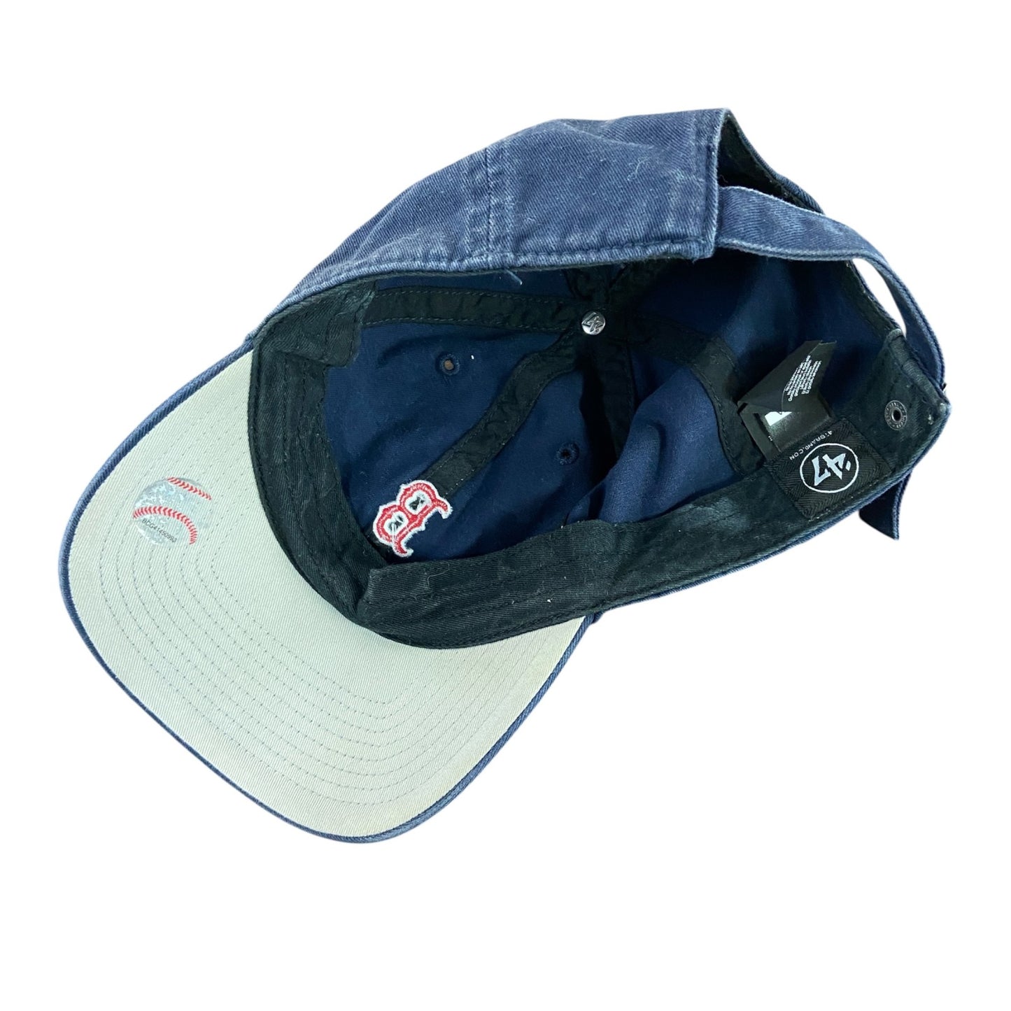 47/CLEAN UP　ボストンレッドソックス　6パネルキャップ　ベースボールキャップ　紺　ネイビー