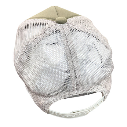 THE NORTH FACE　ザ・ノースフェイス　メッシュキャップ　デカロゴ　カーキ