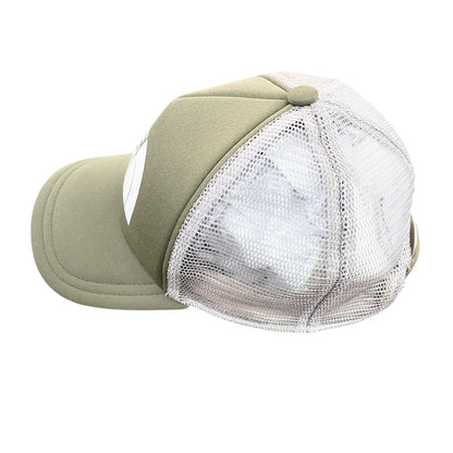 THE NORTH FACE　ザ・ノースフェイス　メッシュキャップ　デカロゴ　カーキ