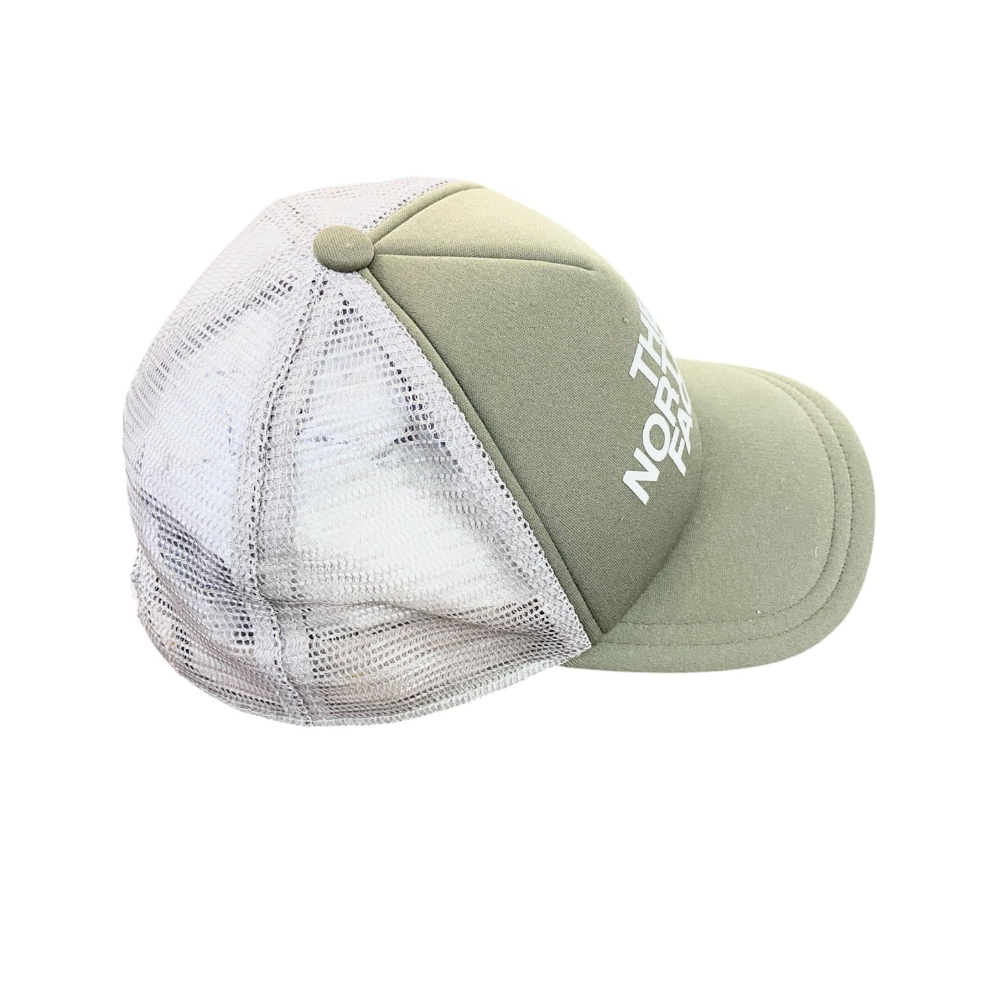 THE NORTH FACE　ザ・ノースフェイス　メッシュキャップ　デカロゴ　カーキ