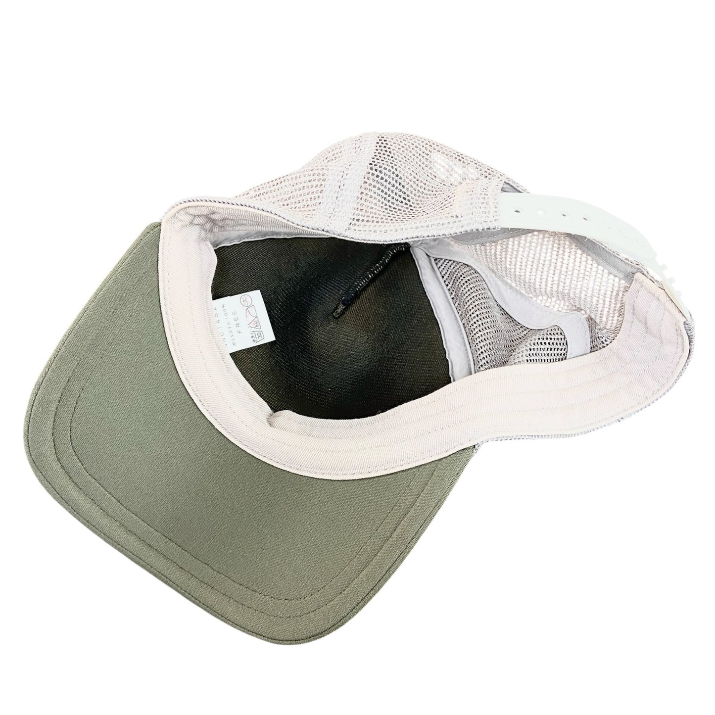 THE NORTH FACE　ザ・ノースフェイス　メッシュキャップ　デカロゴ　カーキ