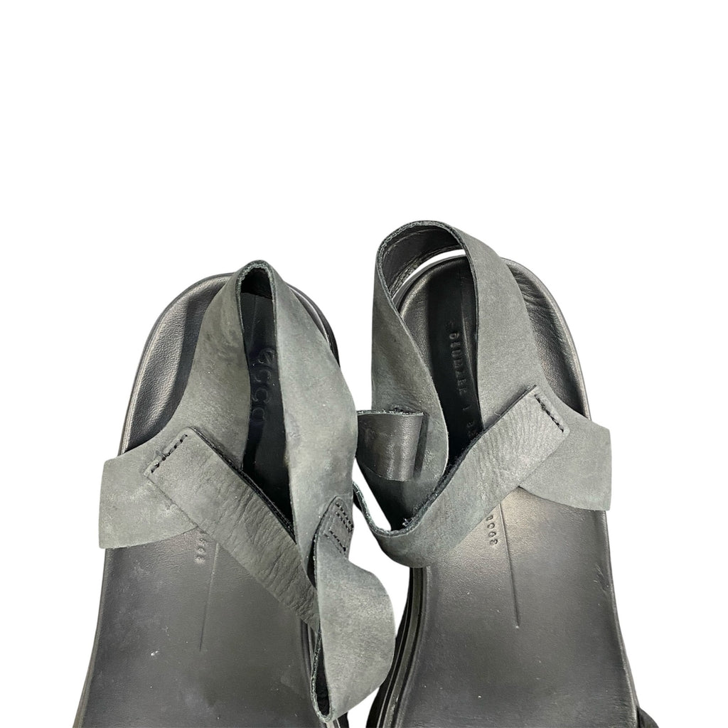 ecco　エコー　サンダル　黒　ブラック　39サイズ　