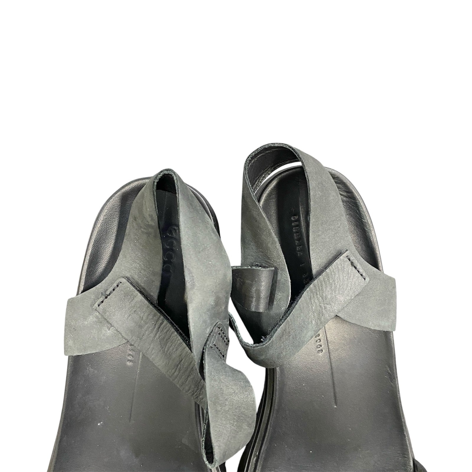 ecco　エコー　サンダル　黒　ブラック　39サイズ　