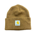 carhartt　カーハート　ビーニー　ニットキャップ　キャメル　古着