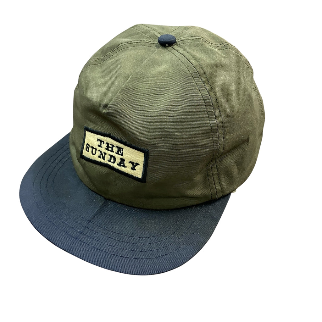 Yoshida Cap Int. TRUN MEON　6パネルキャップ　ベースボールキャップ　バイカラー　カーキ　古着
