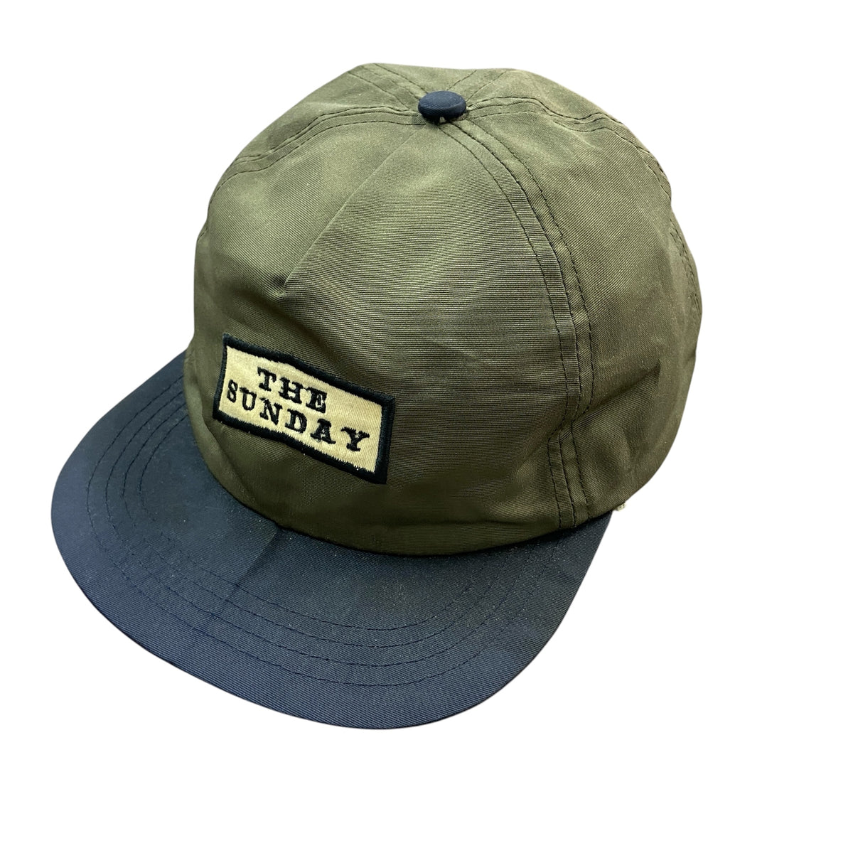 Yoshida Cap Int. TRUN MEON　6パネルキャップ　ベースボールキャップ　バイカラー　カーキ　古着
