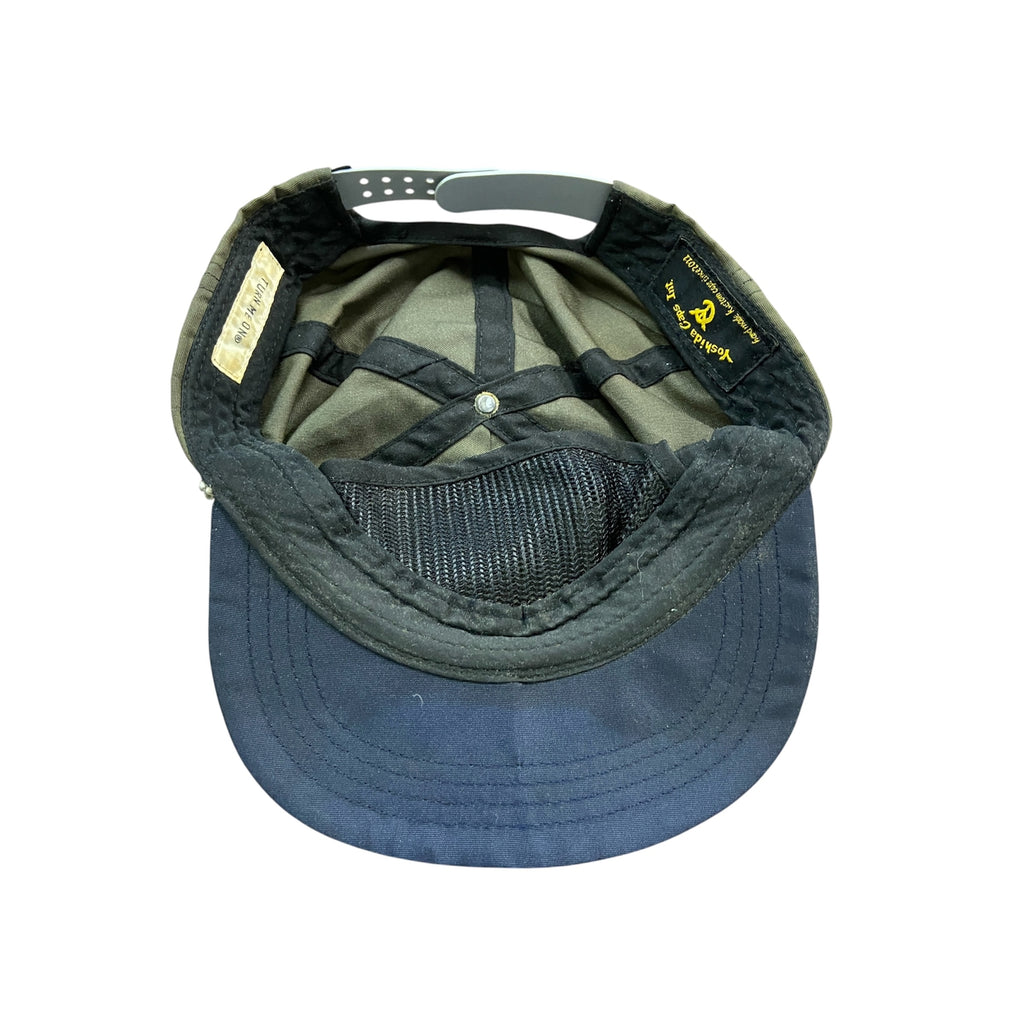 Yoshida Cap Int. TRUN MEON　6パネルキャップ　ベースボールキャップ　バイカラー　カーキ　古着