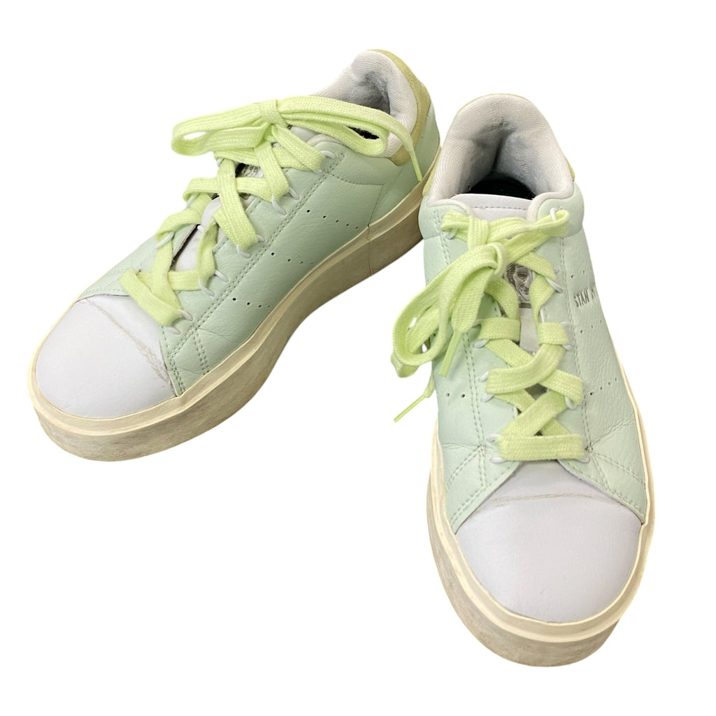 adidas　アディダス　スタンスミス ボネガ W　スニーカー　ライムグリーン　23.5cm　古着