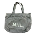 MARGARET HOWELL　マーガレットハウエル　MHL.　キャンバストートバッグ　チャコールグレー　古着