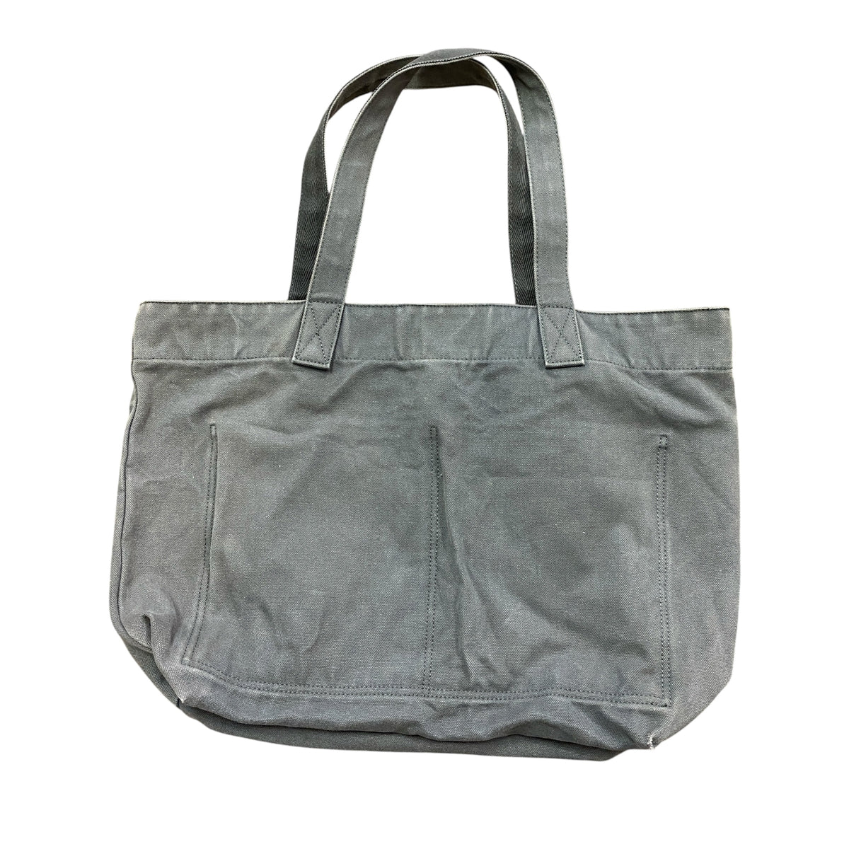 MARGARET HOWELL　マーガレットハウエル　MHL.　キャンバストートバッグ　チャコールグレー　古着